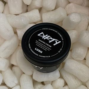 Lush Cosmetics Dirty Shaving Cream-  3.5oz - New, unused